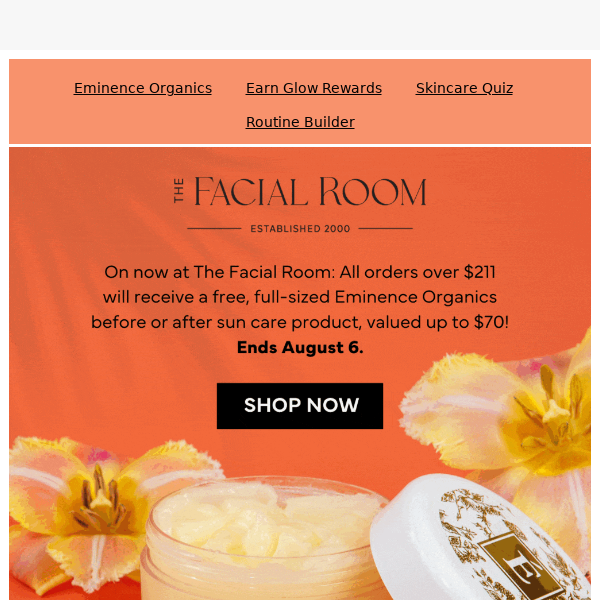 The Facial Room ☀️ Ready for Your FREE $70 Eminence Organics Gift? Ends soon!