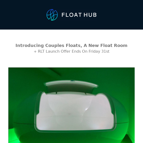 Introducing Couples Floats | A New Float Room 💙