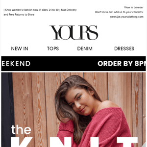 Yours Clothing UK, Have you seen our NEW Knits?