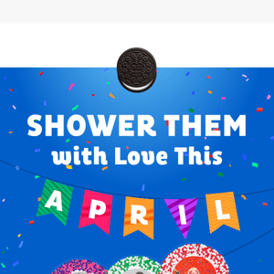 🎉 Celebrate April Birthdays with Custom OREO Cookies! 🎈