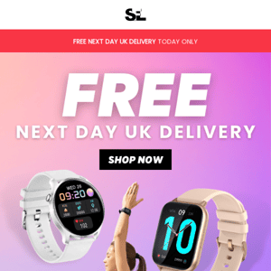 FREE Next Day UK Delivery⌚