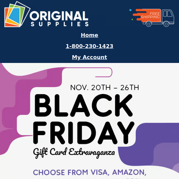 Black Friday Exclusive: Gift Cards Galore – Up to $100! 😲