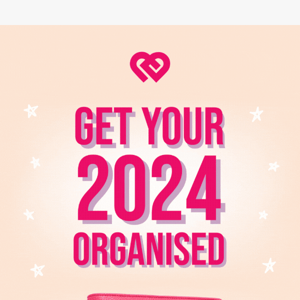 Get your 2024 ORGANISED ⏰