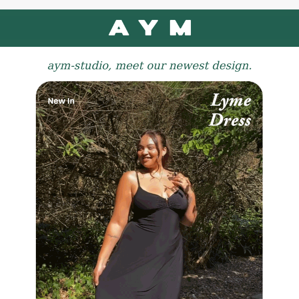 AYM Studio, meet our new 'Lyme' Dress - AYM Studio