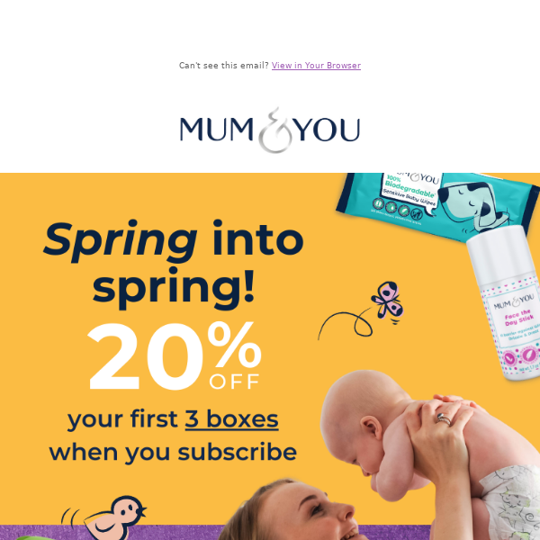 20% off all of your spring boxes 🌸