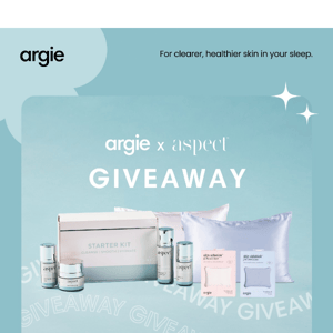 Win Over $240 in Skincare Goodies with Argie and Aspect Skincare Giveaway 🎁