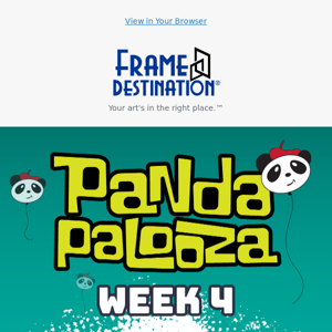 🐼 PANDAPALOOZA Week 4: FINAL HOURS for 20% Off Mats and Clear Bags