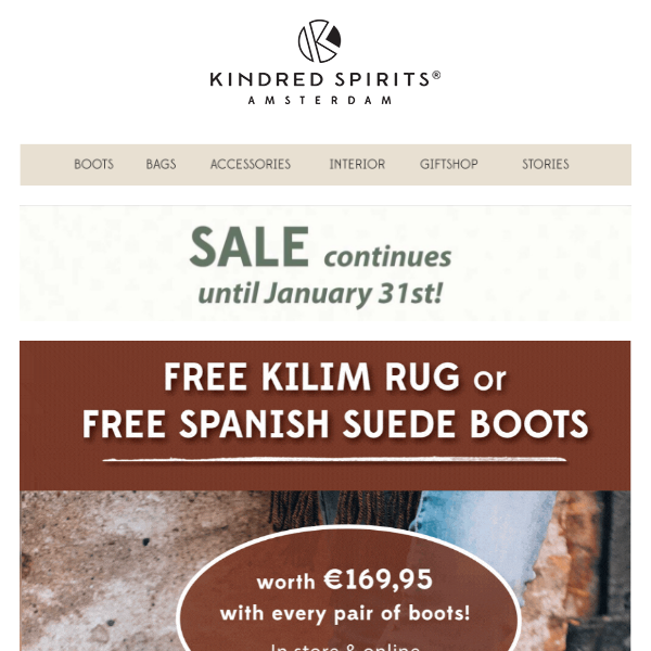 SURPRISE! SALE continues + FREE GIFT worth €169,95 🌟