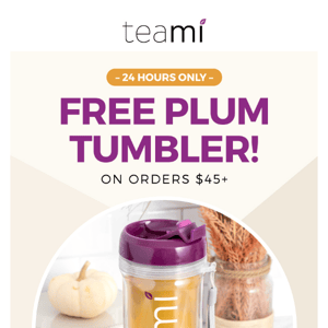 Get a FREE Autumn Tumbler🍂 (best color ever!)