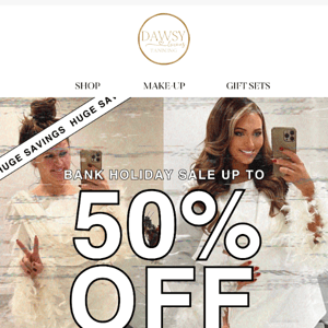 Up To 50% OFF Everything!📢