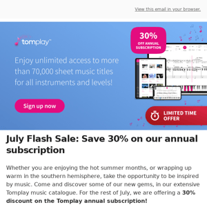 🤩Save 30% on our yearly subscription!