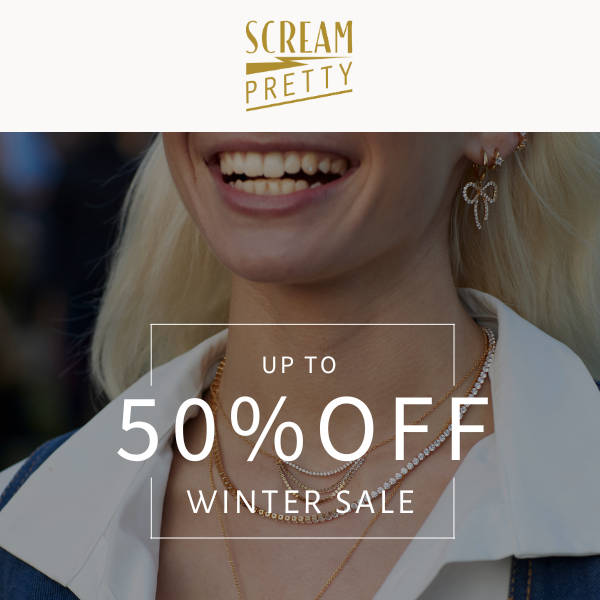 Our Winter Sale is HERE!⚡️