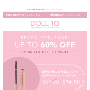 DON'T WAIT!👏 UP TO 60% OFF!💁‍♀️