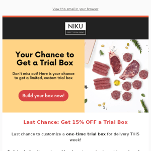 [Last Chance] The Perfect NIKU Farms Box (15% OFF)