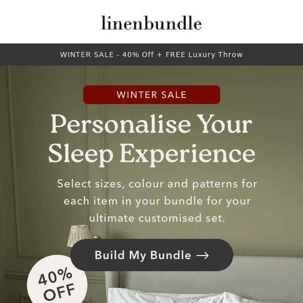 Personalise Your Sleep Experience 😴