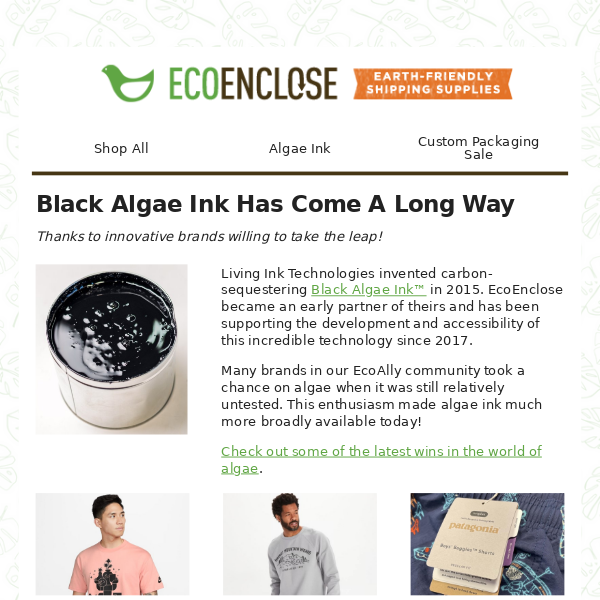 Algae Ink | The Next Level of Sustainability