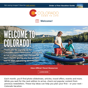 Welcome to the Colorado eNewsletter