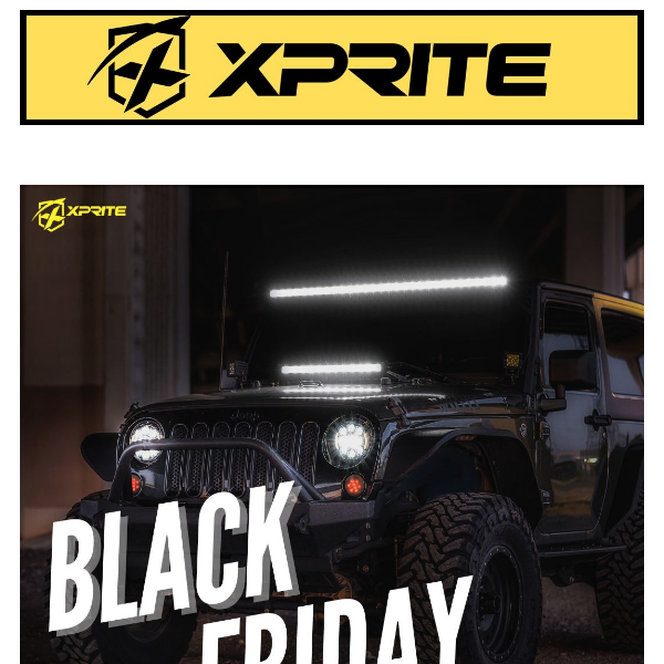 Black Friday Starts from Today!