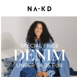 Special price on selected denim