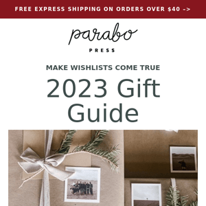 Shop our 2023 Gift Guide + Get Free Express Shipping