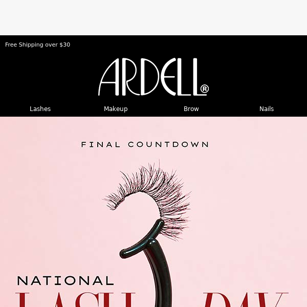 Happy National Lash Day! Today Only: 30% OFF ALL Lashes!