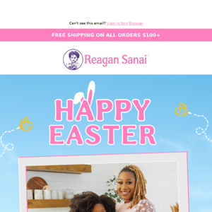 Happy Easter from Reagan Sanai! 🐰