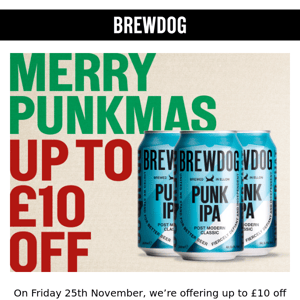 £10 off - Merry Punkmas