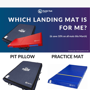 Pit Pillow or Practice Mat? 👀