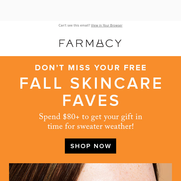 Transition your skin into fall