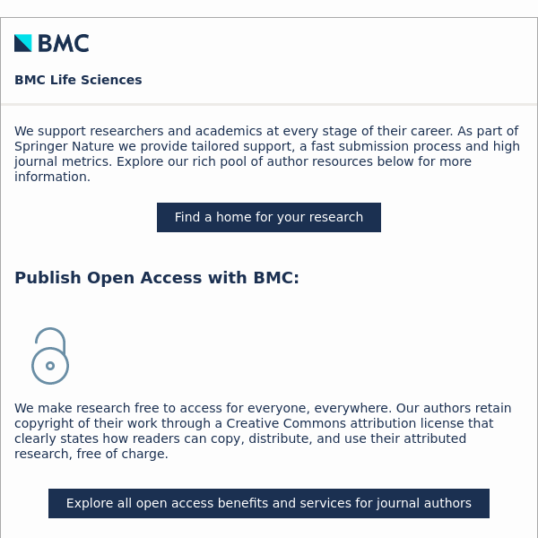 BMC Life Sciences: What awaits you next?