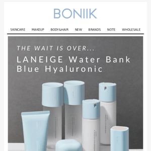 NEW IN Laneige Water Bank Blue Hyaluronic