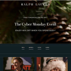 Final Hours—Shop 40% Off at Our Cyber Monday Sale - Ralph Lauren