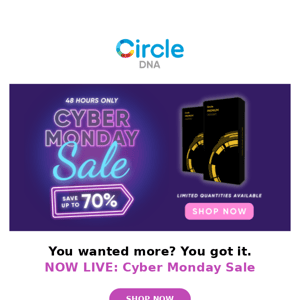 👾 Cyber Monday | Up to 70% OFF for 48 Hours