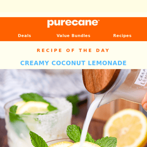 🍋 Creamy Coconut Lemonade 🍋