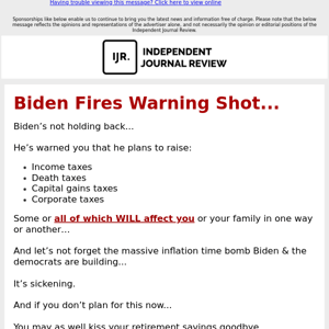 Chuck Norris: Biden fires warning shot for retirement accounts...