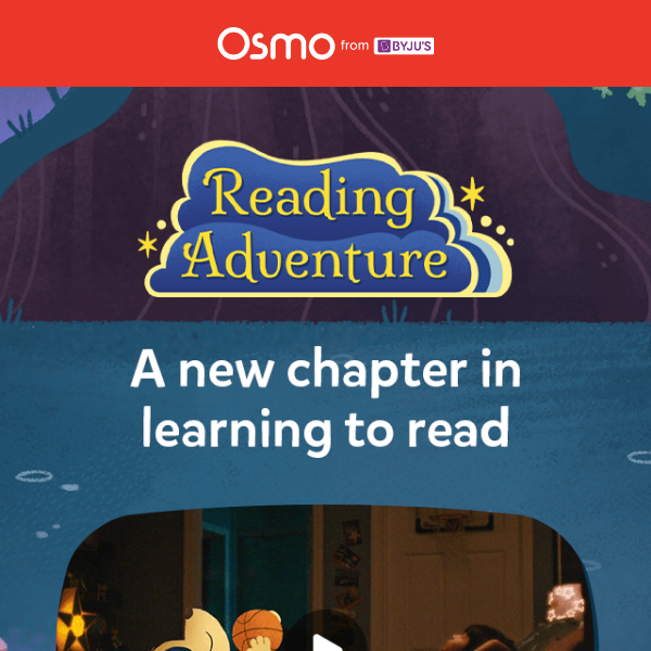 A reading game that adapts to your child’s skill!
