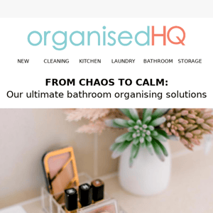 🌸 Ultimate Bathroom Organising Solutions