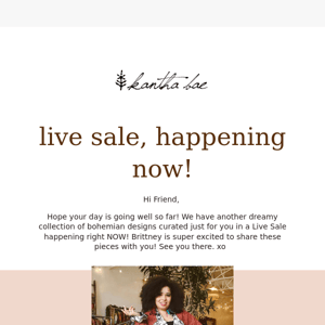 🤩 Live Sale HAPPENING NOW!! 🤩