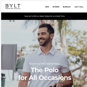 BYLT Blend Polos are HERE 🙌