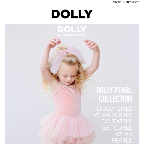 🩰 WORLD BALLET DAY!  DOLLY DISCOUNT OF 20% TODAY! 🩰