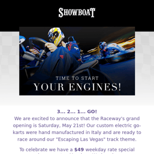 Raceway's Grand Opening!