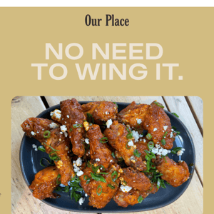Just for you: Chef Ed's *secret* Buffalo Wings