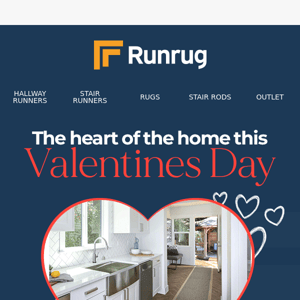 Fall head over heels with us this Valentines RunRug