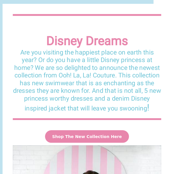 New Ooh! La, La! Couture Disney Inspired Collection