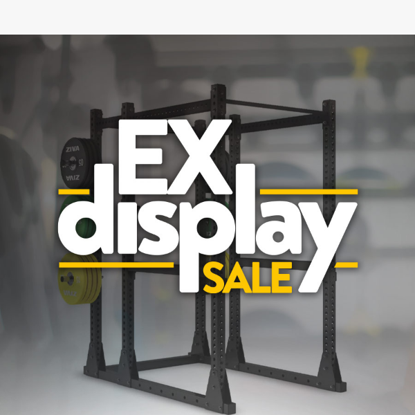 Big savings on ex-display items!