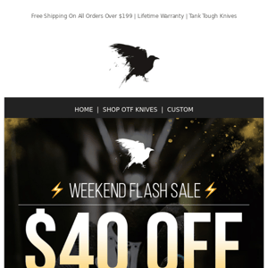 ⚡️ Weekend Flash Sale ⚡️ You Have $40 Savings Inside!