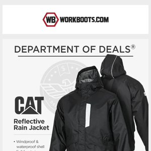 DOD: $39.99 for a CAT Rain Jacket ☔💰