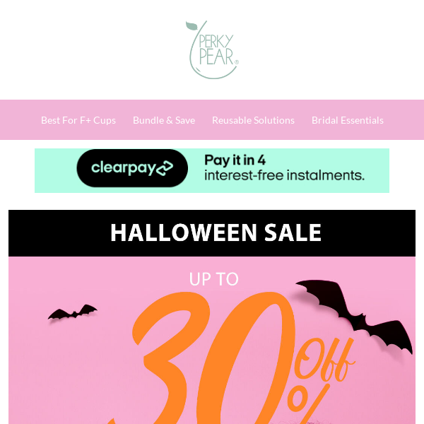 up to 30% Off Site wide 🎃