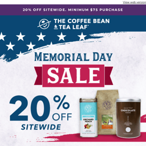 🇺🇸 Online Exclusive: Memorial Day Sale 🇺🇸