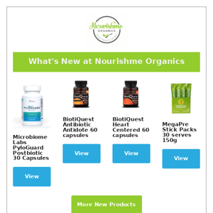 What's New at Nourishme Organics 💚